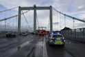 Schwerer LKW VU PKlemm A 4 Rich Olpe auf der Rodenkirchener Bruecke P002